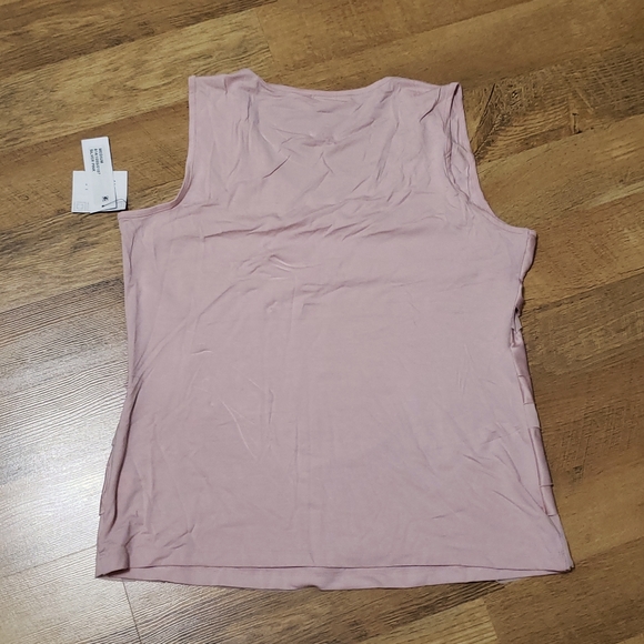 Liz Claiborne  - Light Pink Ruffle Tank - Ladies Medium - Picture 8 of 14